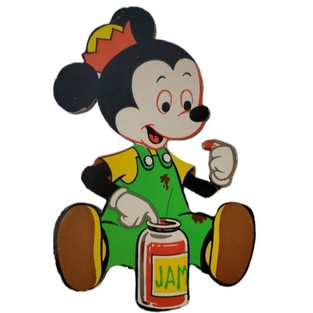 Vintage Disney Mickey Mouse Bedroom Wall Hanging Decorations Decor